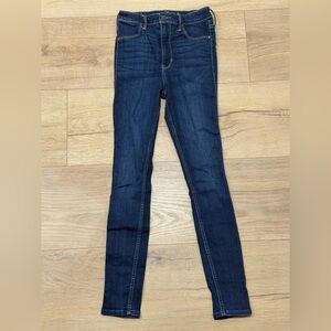 Hollister Advanced Stretch Dark Blue Jeans